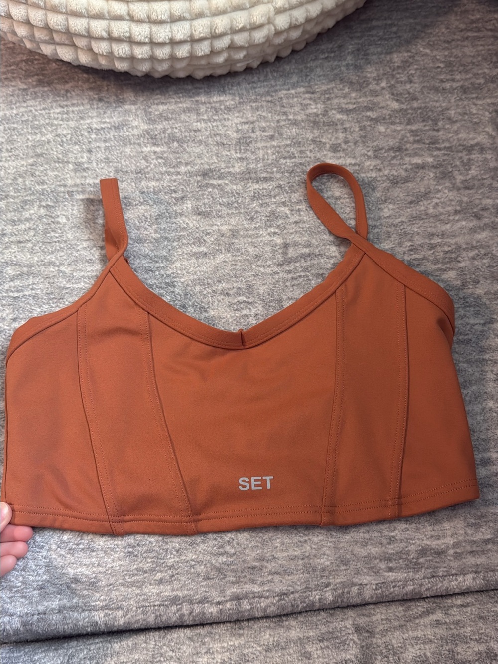 SET Active Rust Brown Bralette